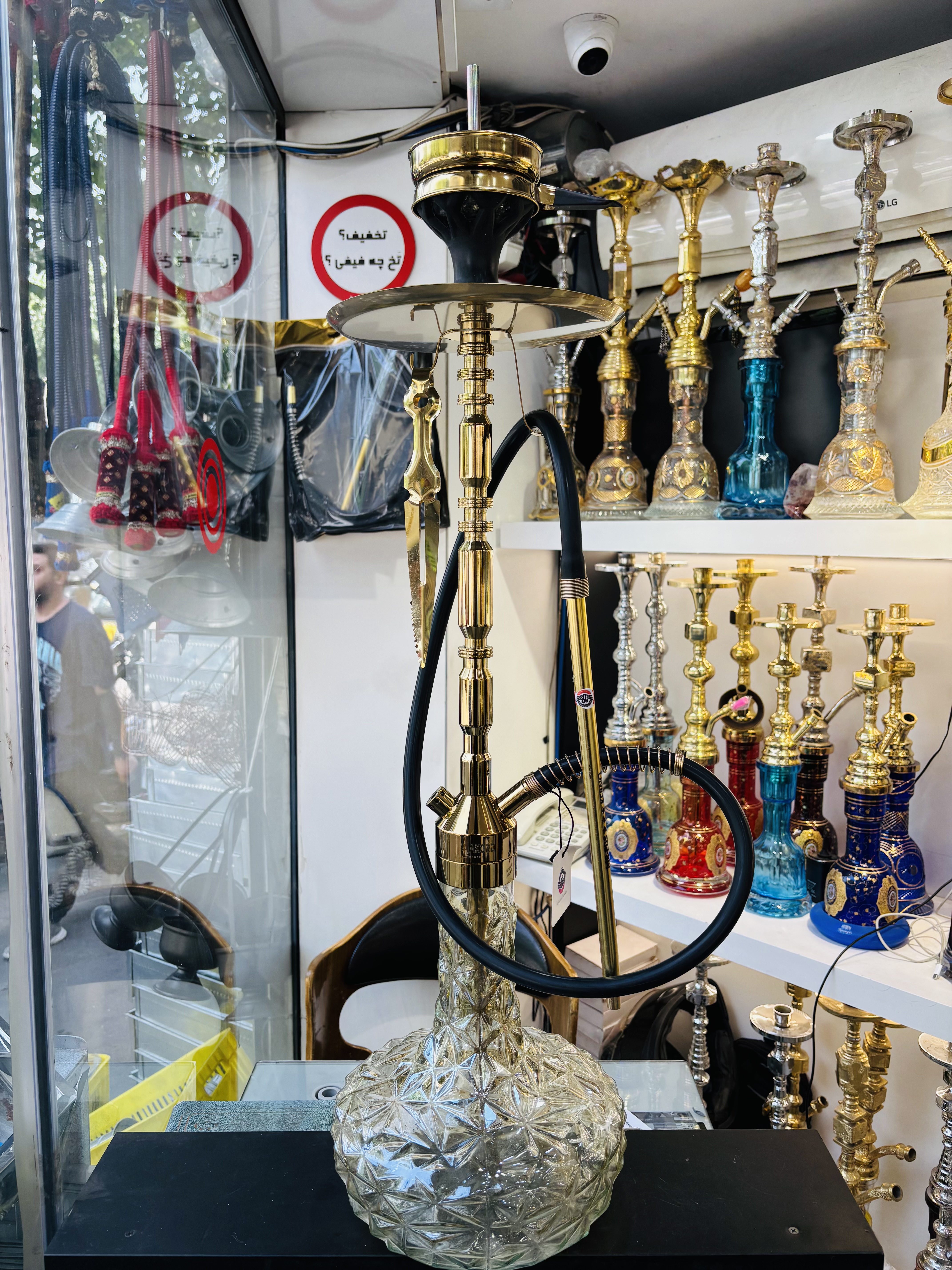 آکورد سایز ایکس لارج مدل لندن رنگ طلایی شیشه آیس عسلی