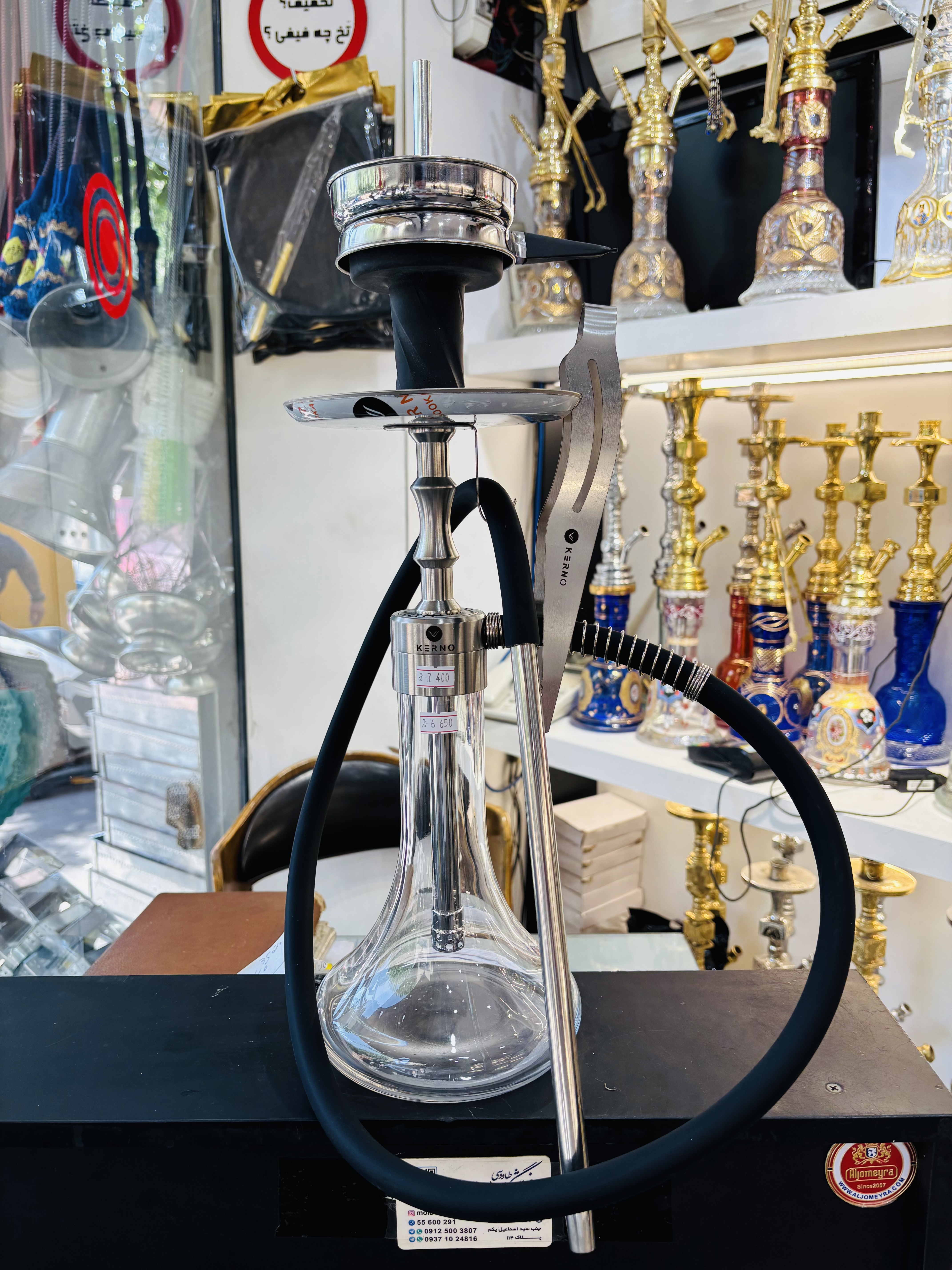 کرنو سایز مدیوم مدل دراگون رنگ سیلور شیشه شفاف(اورجینال)پک کامل