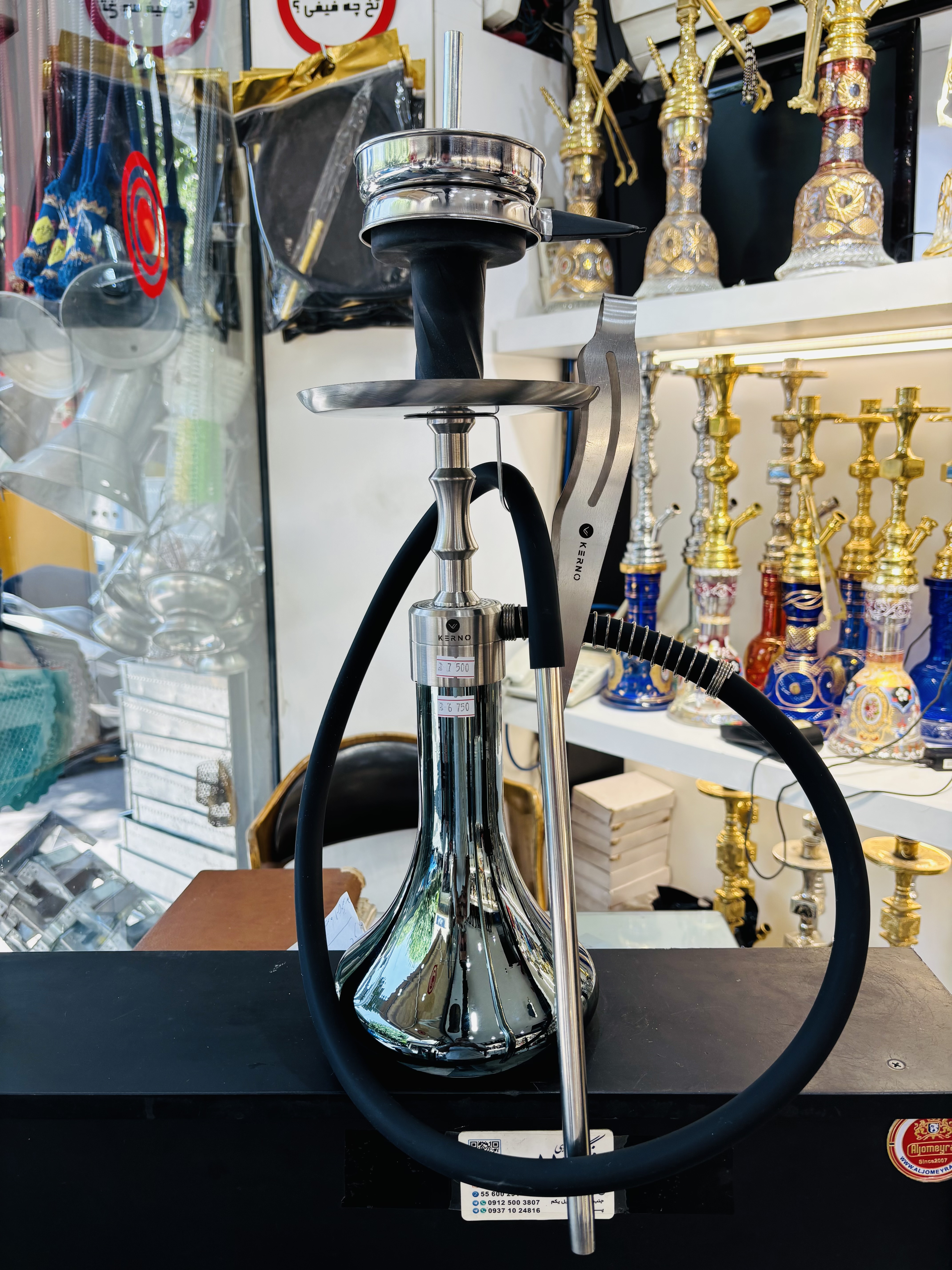 کرنو سایز مدیوم مدل دراگون رنگ سیلور شیشه زیتونی دو پوست(اورجینال)پک کامل